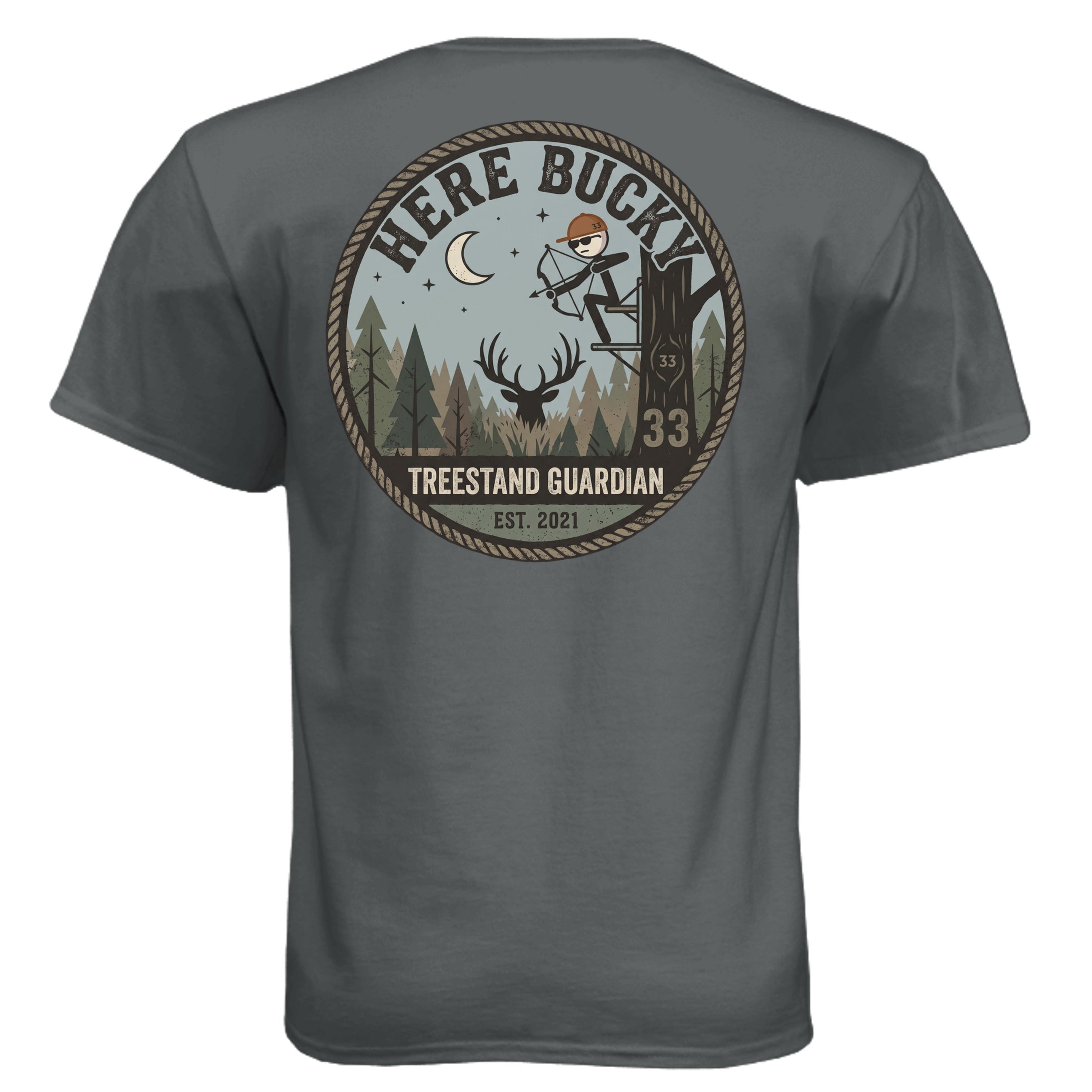 CHARCOAL HEATHER - 5280 - BACK